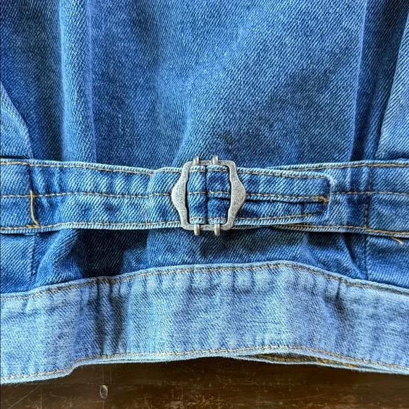 Free People Distressed Cropped Denim Jacket - Picture 5 of 5